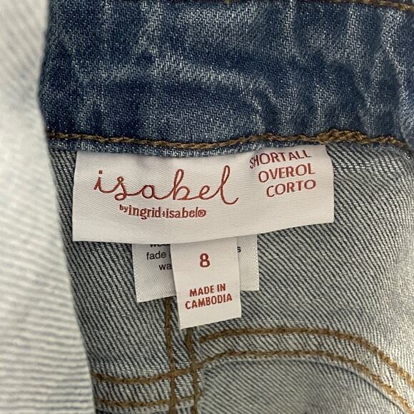 Isabel Maternity by Ingrid & Isabel Shortall Maternity Jean Shorts Light Wash 8 - Picture 3 of 6